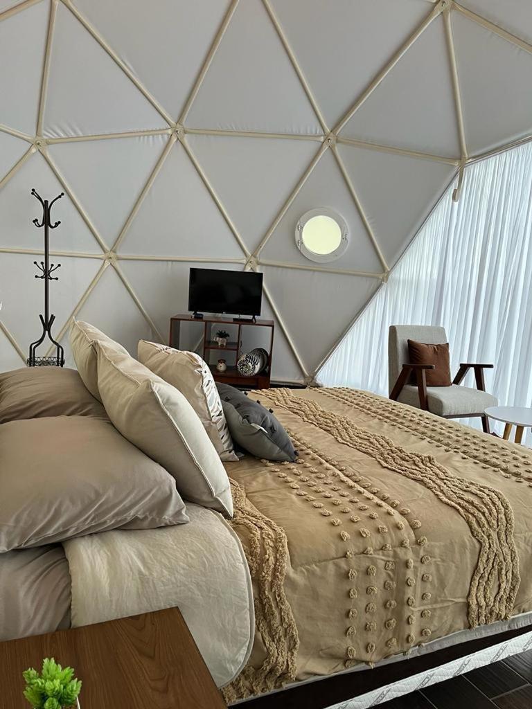 הואסקה דה אוקמפו El Gato Glamping Con Vista Al Valle חדר תמונה